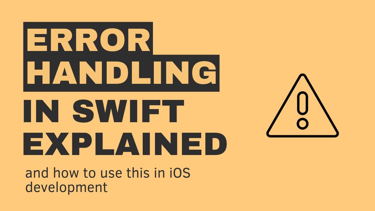 Error handling in Swift explained